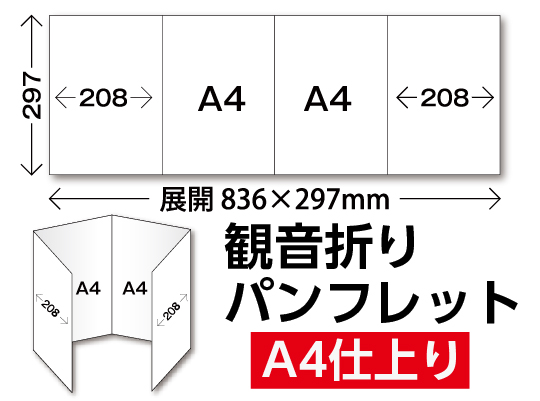 観音折パンフレット